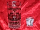 DALLAS EWINGS SouthFork Ranch Lorimar Glass Stein Mug & Shot Glass NEW — photo 3