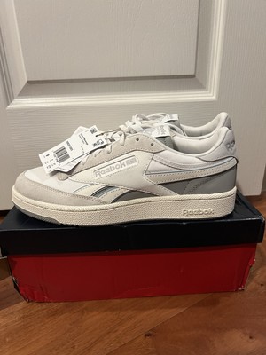 Reebok Unisex Club C Revenge Tennis Shoes Grey/chalk Size