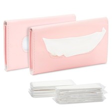 Zodaca Car Sun Visor Tissue Holder - Easy Refill Tissue Box Fit - Compact S...