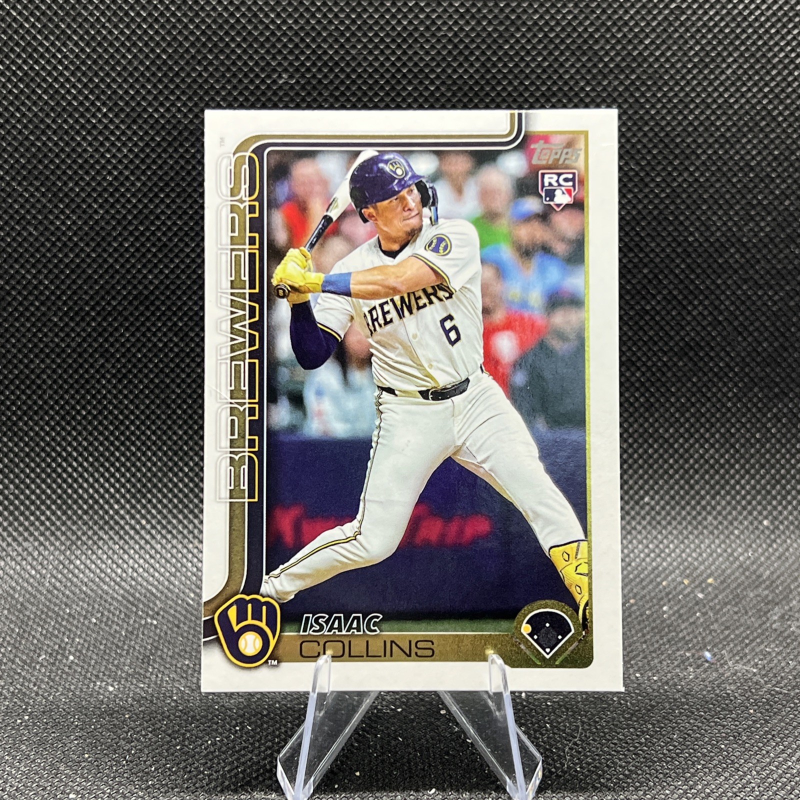 Isaac Collins Rookie 2025 Topps Series 2 #657 - Milwaukee Brewers