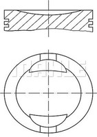 Mahle 009 36 00 Kolben FüR Autobianchi, Fiat, Lancia