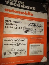 Revue technique Alfa Romeo GIULIETTA