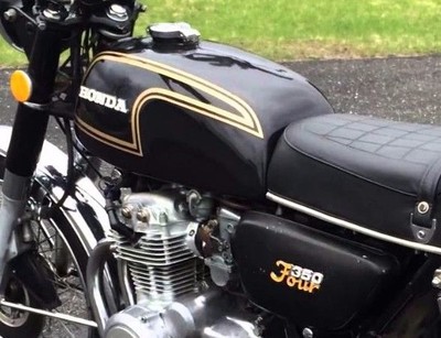 1974 CB350F Four Fuel Gas Tank Pin Stripe Striping Decal Decals