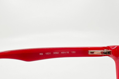RAY BAN Kids RB1531 3592 Burgundy Eyeglasses 48-16-130 - Frames 17421 - Picture 5 of 7