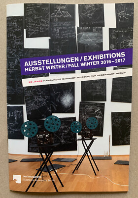 Programmheft Austellungen 2016 2017 20 Jahre Hamburger Bahnhof Berlin Anne Imhof
