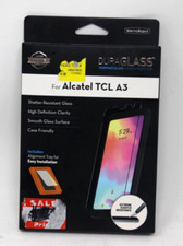 DuraGLASS Tempered Glass Screen Protector Galaxy Alcatel TCL A3
