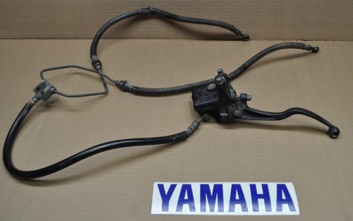 YAMAHA WARRIOR 350 BANSHEE FRONT BRAKE MASTER CYLINDER ASSEMBLY WITH LINES HOSES - Picture 5 of 5
