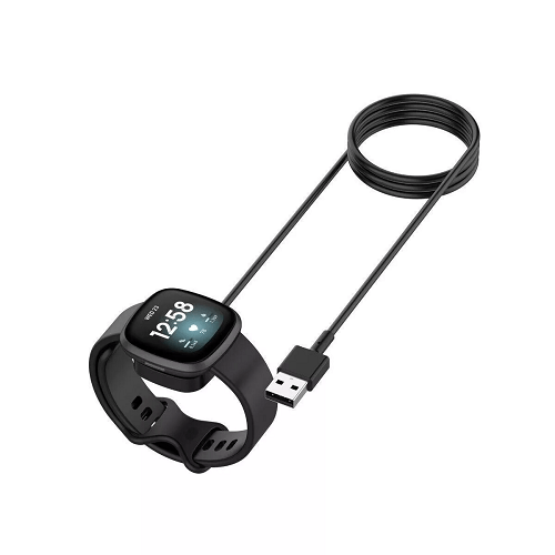 Wireless USB Fast Charging Dock Cable Charger For Fitbit Watch Sense, Versa 3 - Picture 7 of 7