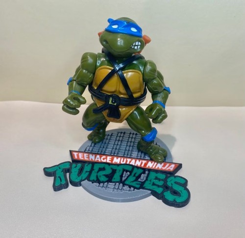 Teenage Mutant Ninja Turtles Action Figure Stand Vintage Retro TMNT stand - Picture 16 of 35