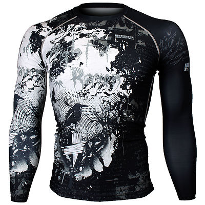 Rashguard Noir de Compression | Rashguard pour les Sports de Combat