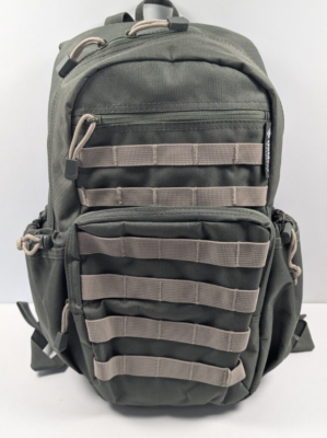 Outdoor Products 61-C-H Backpack, Green, Brown, Camping Tactical 