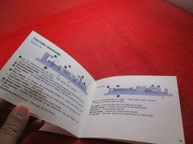 Sqoon Nintendo NES Instruction Manual Booklet ONLY