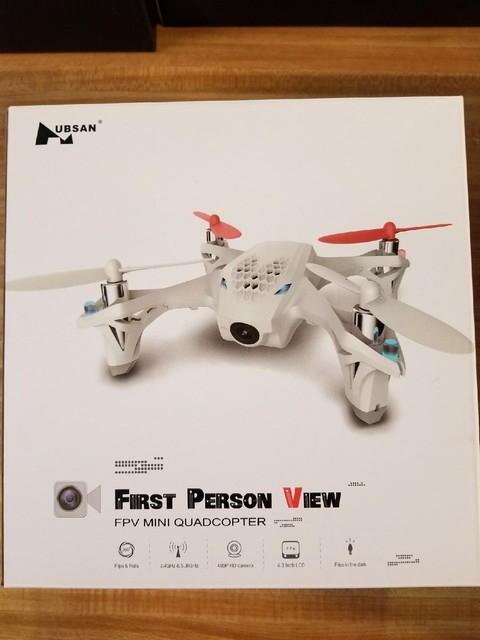 hubsan first person view mini quadcopter