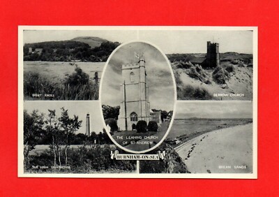 241304 Postkarte Burnham-on-Sea Somerset Mehrfachansicht