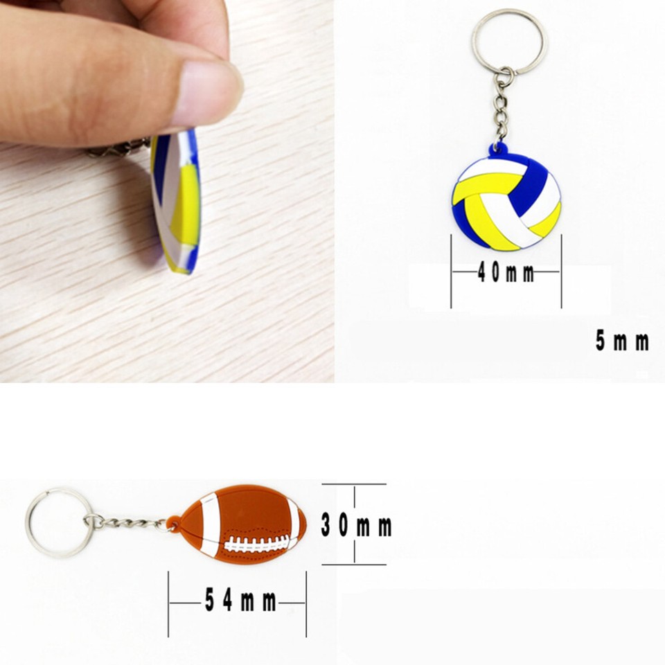 30 PCS Goodie Bag Fillers Football Keychian Soccer Party Supplies eBay
