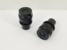  Lot of 2 10X Adjustable Microscope Eyepieces
