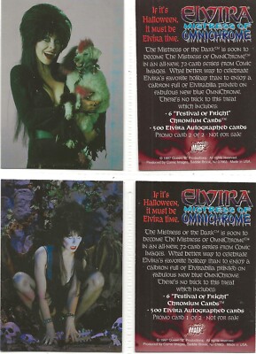 ELVIRA PROMO KARTEN HERRIN VON OMNICHROME VON COMIC BILDER AUSGABE 1997 AUSSUCHEN