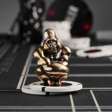 Poker Card Guards Guardian Gorilla, Bronze Gorilla Figurines, Poker Lucky Charm