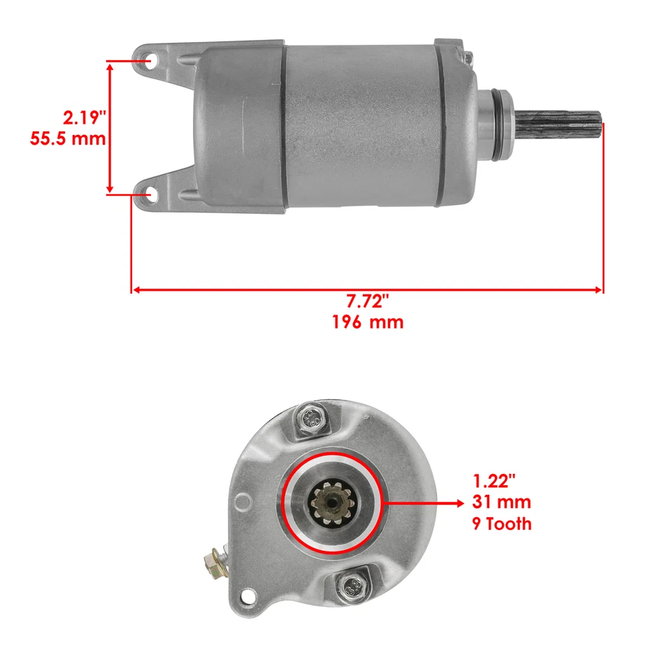Arranque para Honda XR650L XR 650L 1993-2019 / 31200-Mn9-003 31200-Mn9-013 Foto 2 de 4