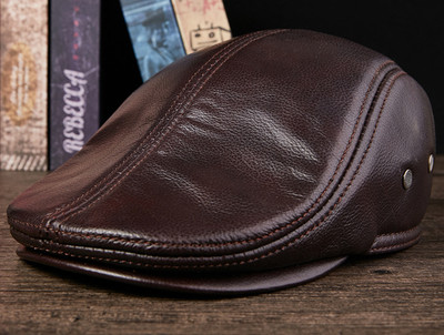 Men's Driving Cap Golf Flat Cabbie 