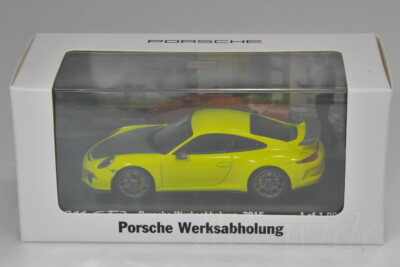 Minichamps 1/43 Porsche 911 Gt3 991 Yellow Werksabholung Minichamps 1/43 Porsche 911 Gt3 991 Yellow Werksabholung