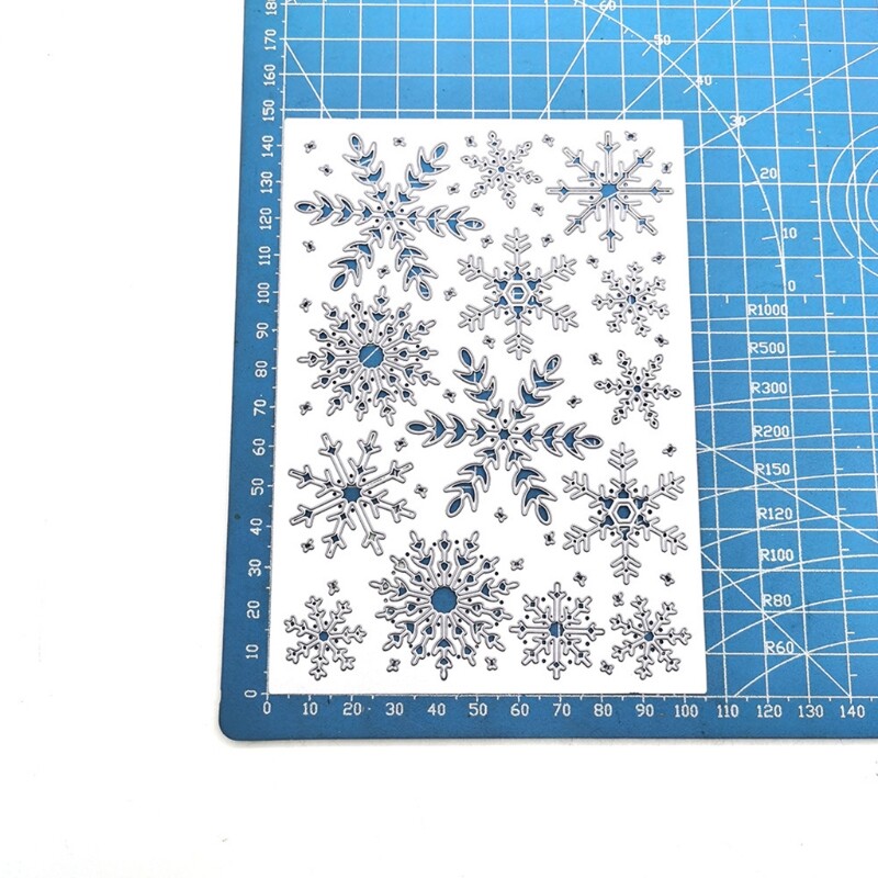 Snowflakes Metal Die Cuts Stencil Party Invitation Card Making Supplies