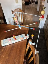 Vintage IRMI Hand Painted Mobile M815 Musical Mother Goose by Nursery Plastics