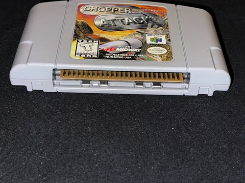 Chopper Attack (Nintendo 64, 1998) Box Manual Complete CIB N64 - Picture 4 of 15