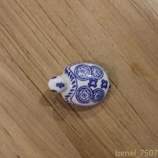1PC Chinese Style Ceramic Turtle Blue White