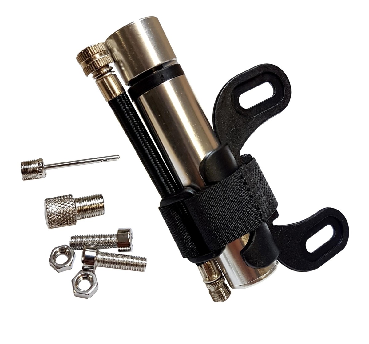 Kit Réparation Crevaison Vélo VTT Pompe Clé Outils Rustine Colle Sacoche 1,3L