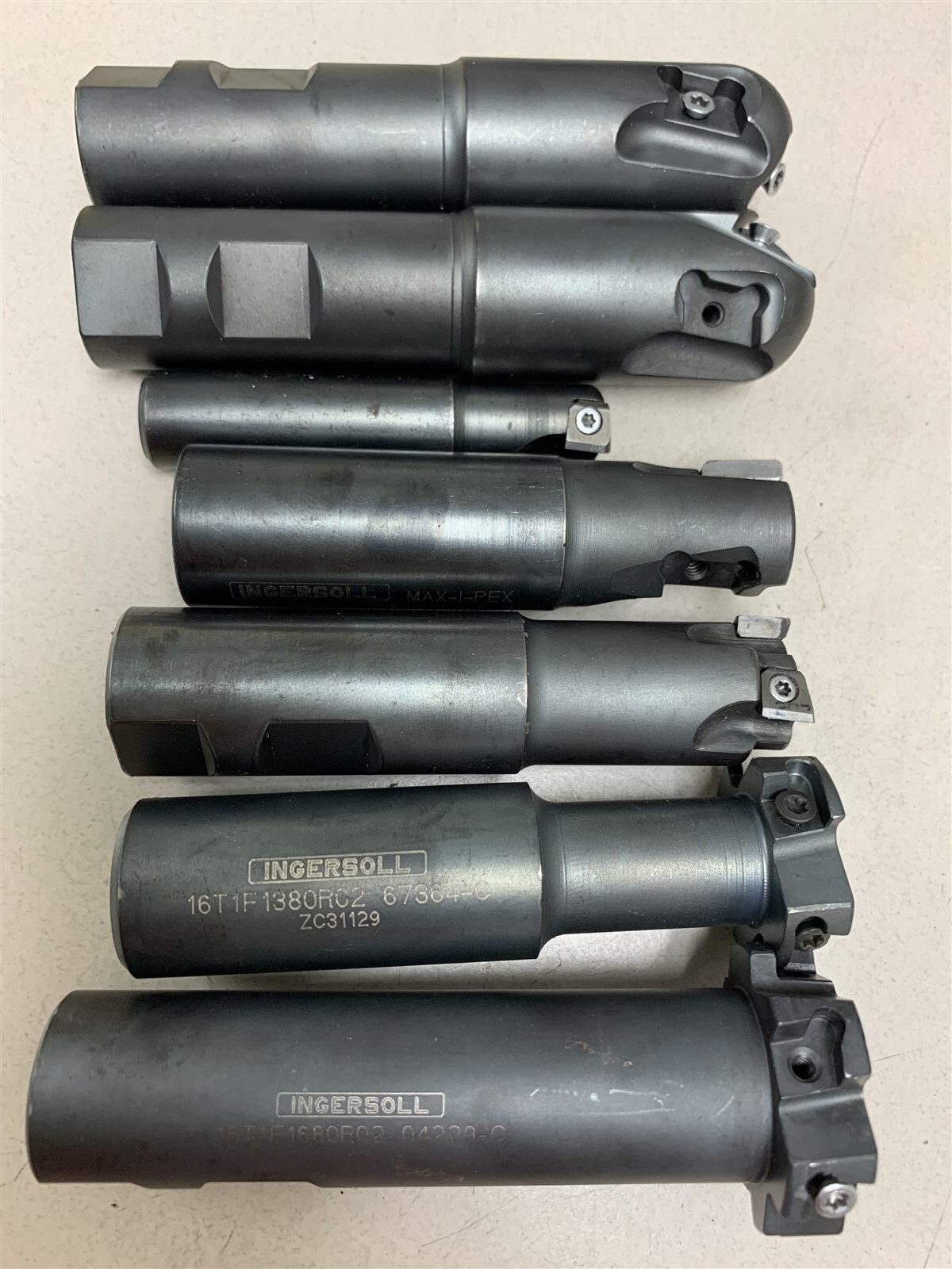 New Misc Lot of 7 Ingersoll Indexable Ball Nose End Mill/T Slot Cutter
