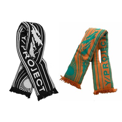 Scarf Y/PROJECT Knit Walking Art Pillow Cotton Filling Scarf