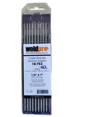 *NEW* Weld-Forge 18-7E3 Tungsten Electrodes   (#132)
