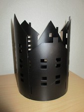 Windlicht, ca. 20 cm hoch, Ø ca. 15 cm. Kaum gebraucht.