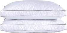 Puredown® Goose Feathers and down Pillow for Sleeping Gusseted Bed Hotel Collect