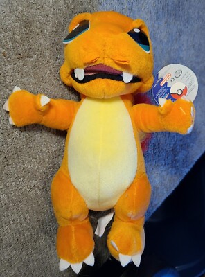 Charmander 1999 11” Original Pokemon Stuffed Toy Plush with Play