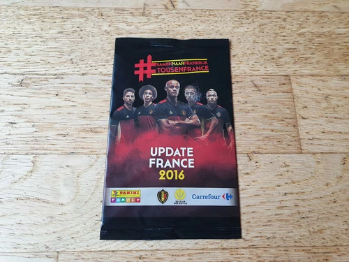 Adesivo aggiornamento Panini Carrefour Red Devils Euro 2016, 1 confezione/pacchetto/bustina