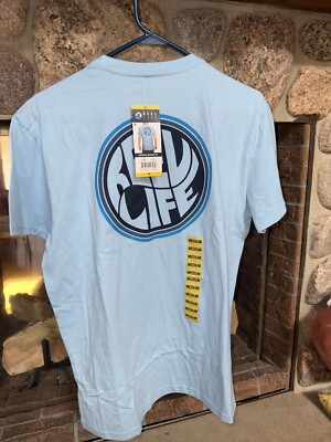 NWT Men s Reel Life Light Blue T-shirt Size M