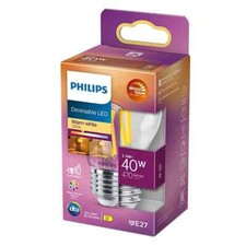 Philips LED Filament Birne Klar Dimmbar 3,4W=40W E27