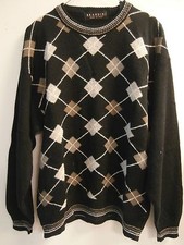 Mens Brandini wool blend Sweater SMALL long sleeve made in Italy