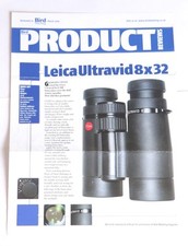 Leica Ultravid 8x32 Binoculars Review Pullout/Print from Bird Watching Magazine