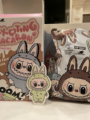 POP MART Labubu The Monsters Exciting Macaron Plush Series Green Grape.