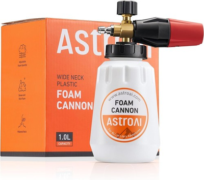 #ad AstroAI Foam Cannon Heavy Duty Car Foam Blaster Wide Neck Adjustable NEW $22.99