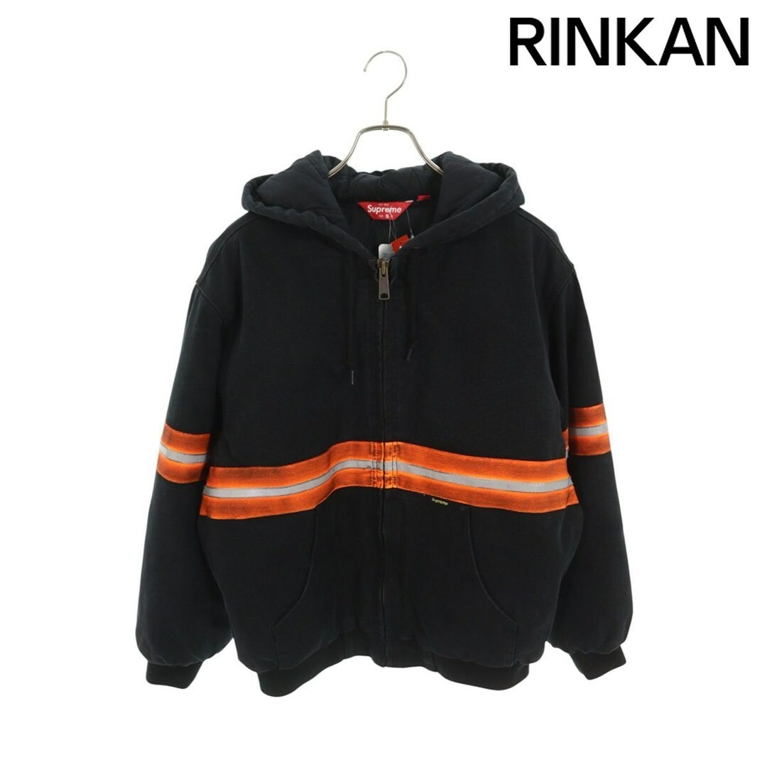 Supreme Reflective Stripe Hooded Work Jacket Hood Blouson