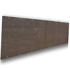 © Elegant Privacy Screen Fence Mesh Windscreen for Backyard Deck 3' x 5' Brown