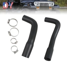 New Pack of 2 Fuel Fill Vent Hose Kit for Jeep Wrangler 87-95 52040079 52040081