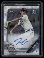 2019 Bowman Draft #CDA-JJG JJ Goss Chrome Draft Pick Autographs