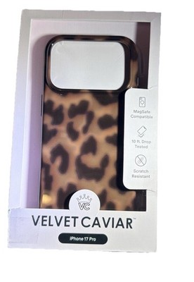 Velvet Caviar MagSafe Case for Apple iPhone 17 Pro It Girl Leopard Open Box
