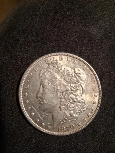 1879 Morgan Silver Dollar $1 Coin US 0.9 Fineness  Collector Coin