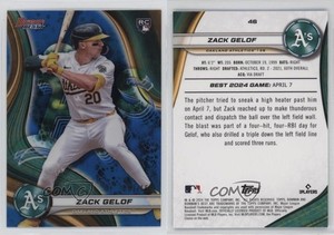 2024 Bowman's Best Blue Refractor /150 Zack Gelof #46 Rookie RC